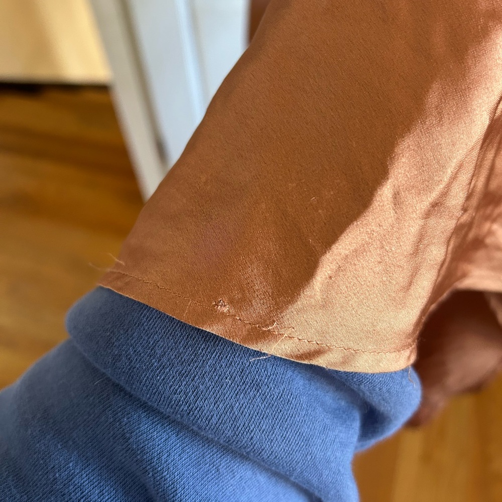 SMYM Jasmine Halter Maxi Dress in Copper Luxe Satin - Picture 9 of 11